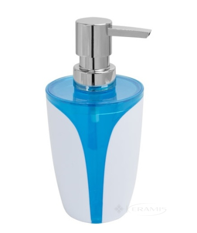 Дозатор жидкого мыла Trento Arte Blue бело-голубой (37102)