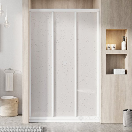 Душові двері Ravak ASDP3-80 198 white + polystyrene Pearl (00V401R211)