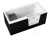 панель для ванны Polimat 140 см фронтальная, черная (00305)