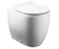 унітаз Axa Glomp підлоговий під інсталяцію 51x36,5 білий матовий (0201412)