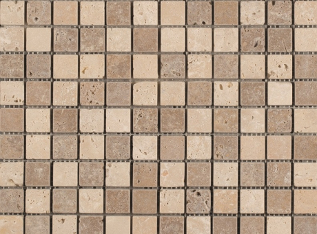 Мозаїка Imso Ceramiche Mosaici (2,3х2,3) 30,5х30,5 travertino mix