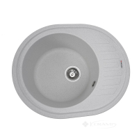 кухонная мойка Valeso Soul 61,8x49,6x22 на столешницу, гранит, белый в точку (SP000046918)