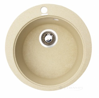 Кухонна мийка Granitika Round 45x45x20 пісок (R454520)