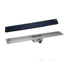 трап линейный Qtap Taurus FD700 70х7 с сухим затвором, никель (QTTAU70048903)