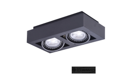 светильник потолочный Azzardo Nikea ES111 16W black (AZ4441)