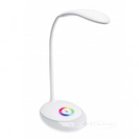 настольная лампа с аккумулятором GTV Galactic, 3W, 4000K, RGB, USB, белая (LB-GAL3WRU-10)