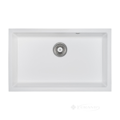 кухонна мийка Granado Under Top XL 75,2x46x20 із сифоном, white (gr3705)