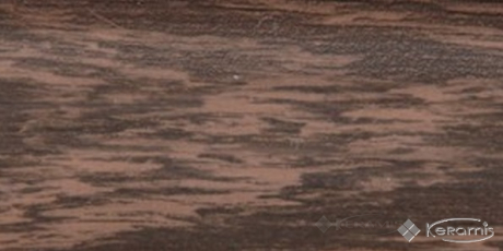 Плінтус ТІС венге (0004) ПЛГ короб з пвх з гнучкими краями
