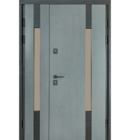 дверь входная Булат Термо House 1200x2050x95 правая модель 706/431, антрацит/белый атласный (0045)