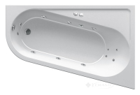 ванна акриловая Ravak Chrome R 170x105 Relax Base гидромассажная, хром (GMSR1367)