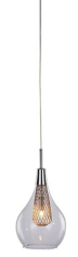 подвесной светильник Azzardo Elektra, хром, прозрачный ( MD15002028-1A / AZ1687)