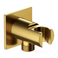 підключення для душового шлангу з тримачем Omnires brushed gold (8873C/KGLB)