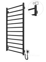 полотенцесушитель электрический Mario Hf Leeds 1170x530 черный мат (6.1.0805.06.BM)