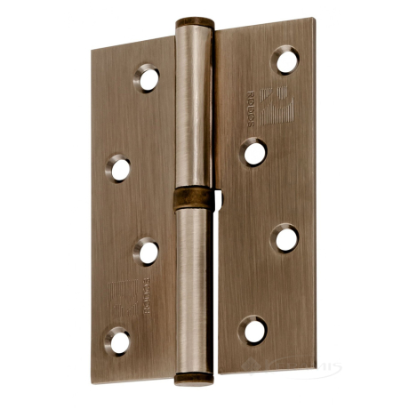 Петли врезные Rodos античная бронза, 100x70, правые (789)