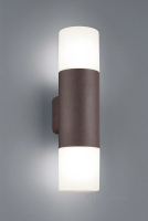 світильник настінний Trio Hoosic, білий, під іржу, 2 лампи (222260224)