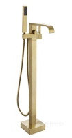 змішувач для ванни Rea Carat золотий матовий, окремо стоїть (REA-B6522)