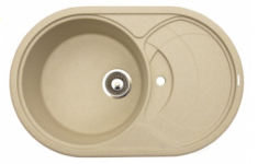 кухонна мийка Granitika Oval 78x50x20 пісок (O785020)