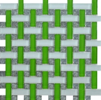 мозаїка Grand Kerama 30x30 (1,5) плетінка зелений (1081)