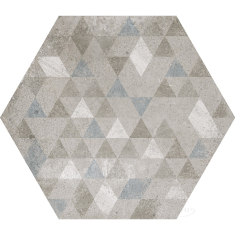 плитка Equipe Urban 25,4x29,2 Hexagon Forest silver (23615)