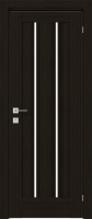 дверне полотно Rodos Fresca Mikela 600 мм, з полустеклом, венге шоколадний