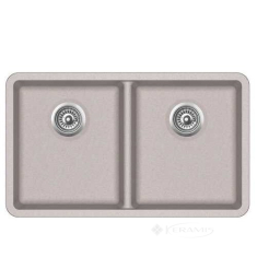 кухонная мойка Aquasanita Arca 810x480x230 две чаши, бежевая (SQA200W 110)