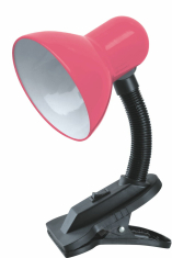 настольная лампа Sirius TY 1108B с прищепкой, розовая