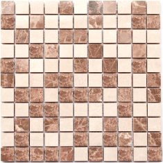мозаика Kotto Keramika СМ 3023 C2 beige/white 