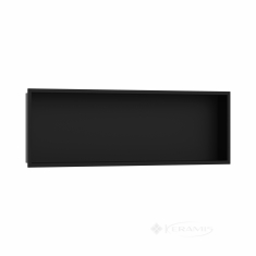 поличка Hansgrohe XtraStoris Original з вбудованою рамою, 300x900x100, чорний матовий (56067670)