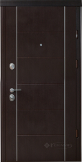 дверь входная Straj Lux Секуремме Параллель 850х2040х130 венге/параллель