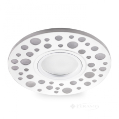точечный светильник Feron CD989 c RGB подсветкой матовый белый (40027)