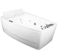 ванна Volle 12-88 170x120 ліва, біла з гідро та аеро масажем (12-88-100lux L)