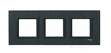 Рамка Schneider Electric Unica Class, 3 пост.чорний камінь (MGU68.006.7Z1)