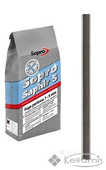 Затирка Sopro Saphir 914 (бетонно-серый №14) 5кг