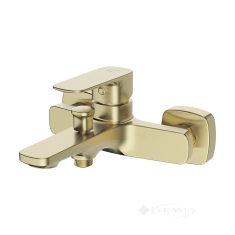 смеситель для ванны и душа Cersanit Larga gold mat (S951-378)
