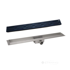 трап линейный Qtap Taurus FD800 80х7 с сухим затвором, никель (QTTAU80048906)