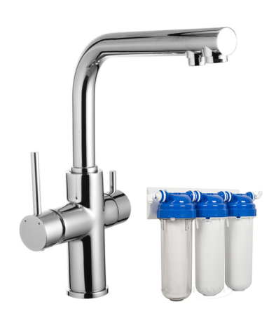 Змішувач Imprese Daicy+система очищення води USTM (3х ступінчаста) (55009-F+FS-3-N)