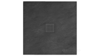 піддон Rea Rock 90x90 квадратний, black (REA-K4581)