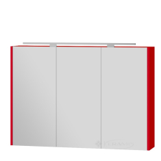 шкафчик зеркальный Botticelli Vanessa 100x23,2x75,2 красный (VnМС-100)
