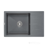 кухонная мойка Granado Navia 77,5х49,5х21,5 с сифоном, grafito (gr3809)