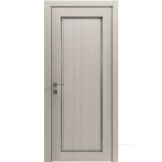 дверное полотно Rodos Style 1 700 мм, полустекло, крем