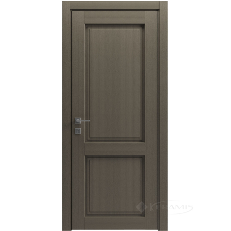 Дверное полотно Rodos Style 2 900 мм, глухое, серый дуб