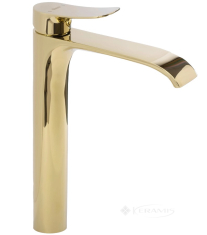смеситель для умывальника Rea Dart gold, высокий (REA-B5651)