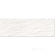 плитка Opoczno Structure Pattern 25x75 white wave structure