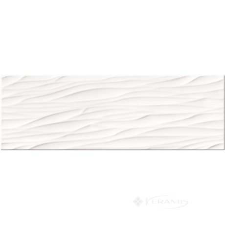Плитка Opoczno Structure Pattern 25x75 white wave structure