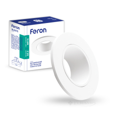 точечный светильник Feron DL0375 поворотный, белый (40031)