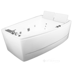 ванна Volle 12-88 170x120 правая, белая с гидро и аэро массажем (12-88-100lux R)