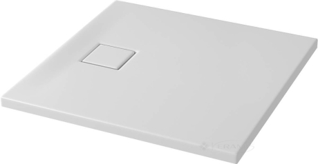 Піддон Cersanit Tako Slim 80x4 квадратний, білий + сифон (S932-157)