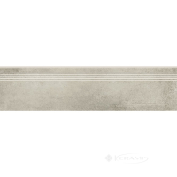 ступень Opoczno Grava 29,8x119,8 light grey steptread