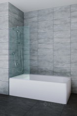 штора для ванни Andora Secret 150x150 безбарвне скло (Secret Clear 1500)