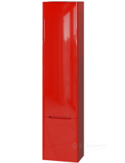 пенал подвесной Ювента Tivoli 40x25x170 красный левый (TvР-190)